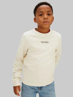 Outlet Minimal Logo Sweatshirt, , 164 cm Børn Strik & Sweatshirts