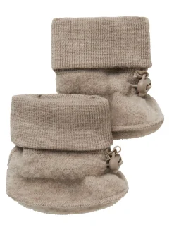 Name It Mino Wool Slippers, , 50-56 cm-Børn Futter & Hjemmesko