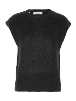 Outlet Mira Mohair Strikvest, , L Dame Veste