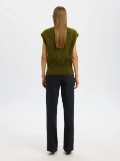 Selected Women Mira Mohair Strikvest, , L-Dame Veste