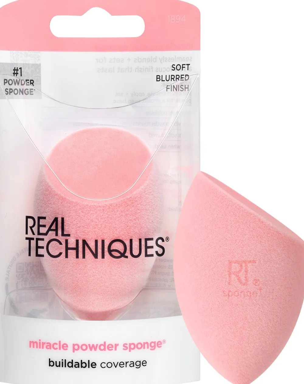 Real Techniques Miracle Powder Sponge- Makeupbørster