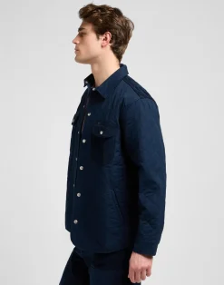 Lee Mixed Media Overshirt, , XXL- Overshirts