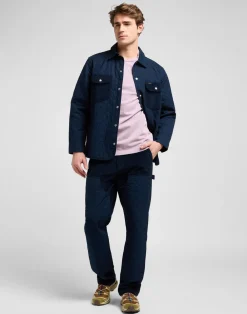 Lee Mixed Media Overshirt, , XXL- Overshirts