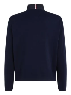 Tommy Hilfiger Mixed Media Zip Sweatshirt, , 3XL- Sweatshirts & Trøjer