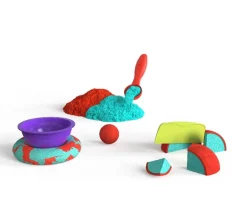 Kinetic Sand Mold N' Flow Legesæt-Børn Kreativ Leg