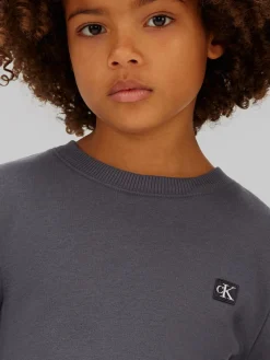 Clearance Mono Mini Badge Sweatshirt, , 152 cm Børn Strik & Sweatshirts