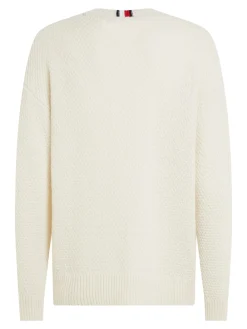 Tommy Hilfiger Monotype Kabelstrik Striktrøje, , M- Strik