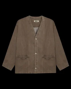 Hot Moon Washed Shirt, , L Cardigans