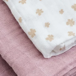 Clearance Muslin 3-pak Stofbleer, , One Size Børn Hagesmække & Stofbleer