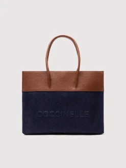 Coccinelle Myrtha Denim Håndtaske,-Dame Håndtasker