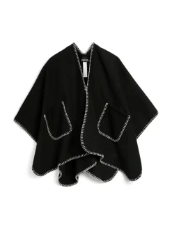Pieces Nadja Poncho, , One size-Dame Strik & Sweatshirts