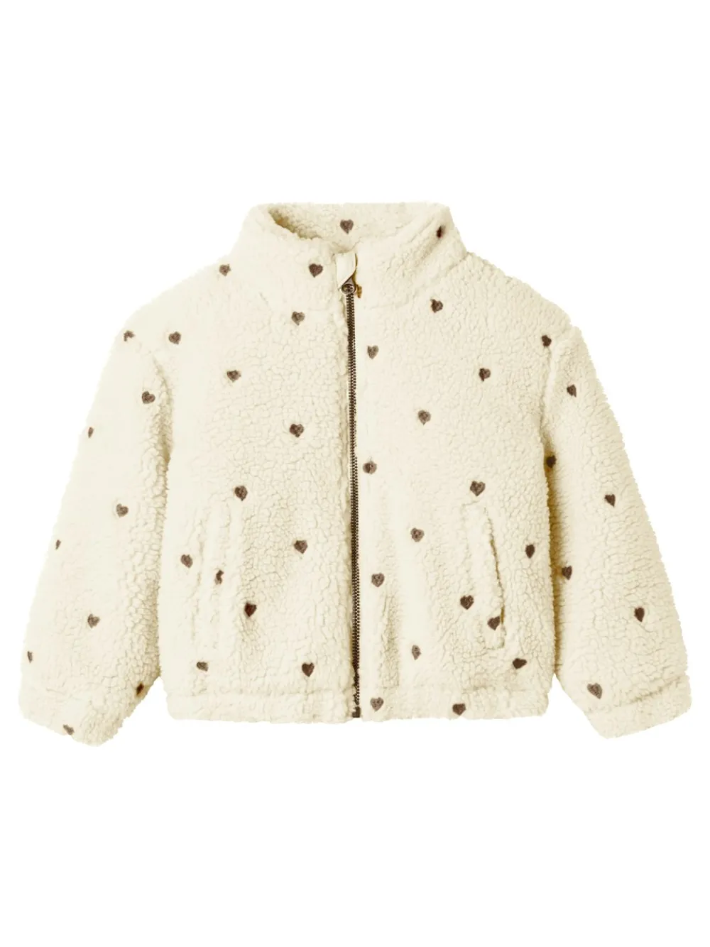 Lil' Atelier Nalo Sherpa Jakke, , 104 cm-Børn Overtøj
