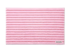 Clearance Naram Bademåtte, Baby Pink & Ski Patrol Red , 50x80 cm Bademåtter & Forhæng