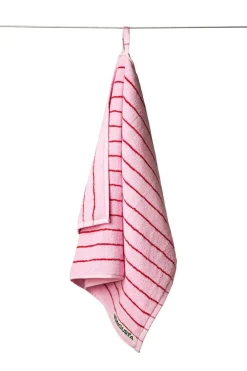 Bongusta Naram Håndklæde, Baby Pink & Ski Patrol Red, 50x80 cm- Håndklæder & Vaskeklude