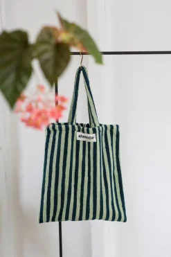 New Naram Totebag, Sea Foam & Deep Teal Dame Muleposer & Indkøbsnet
