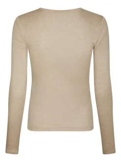 Neo Noir Nella Fine Rib Bluse, , 38-Dame Bluser & Skjorter