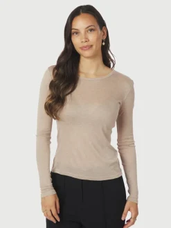Neo Noir Nella Fine Rib Bluse, , 38-Dame Bluser & Skjorter