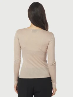 Neo Noir Nella Fine Rib Bluse, , 38-Dame Bluser & Skjorter