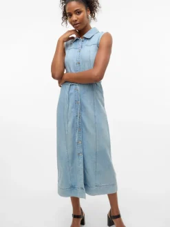 Outlet Nenya Denimkjole, , L Dame Kjoler