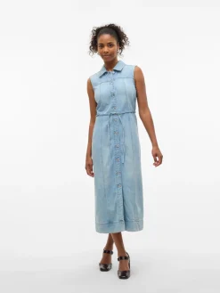 Outlet Nenya Denimkjole, , L Dame Kjoler