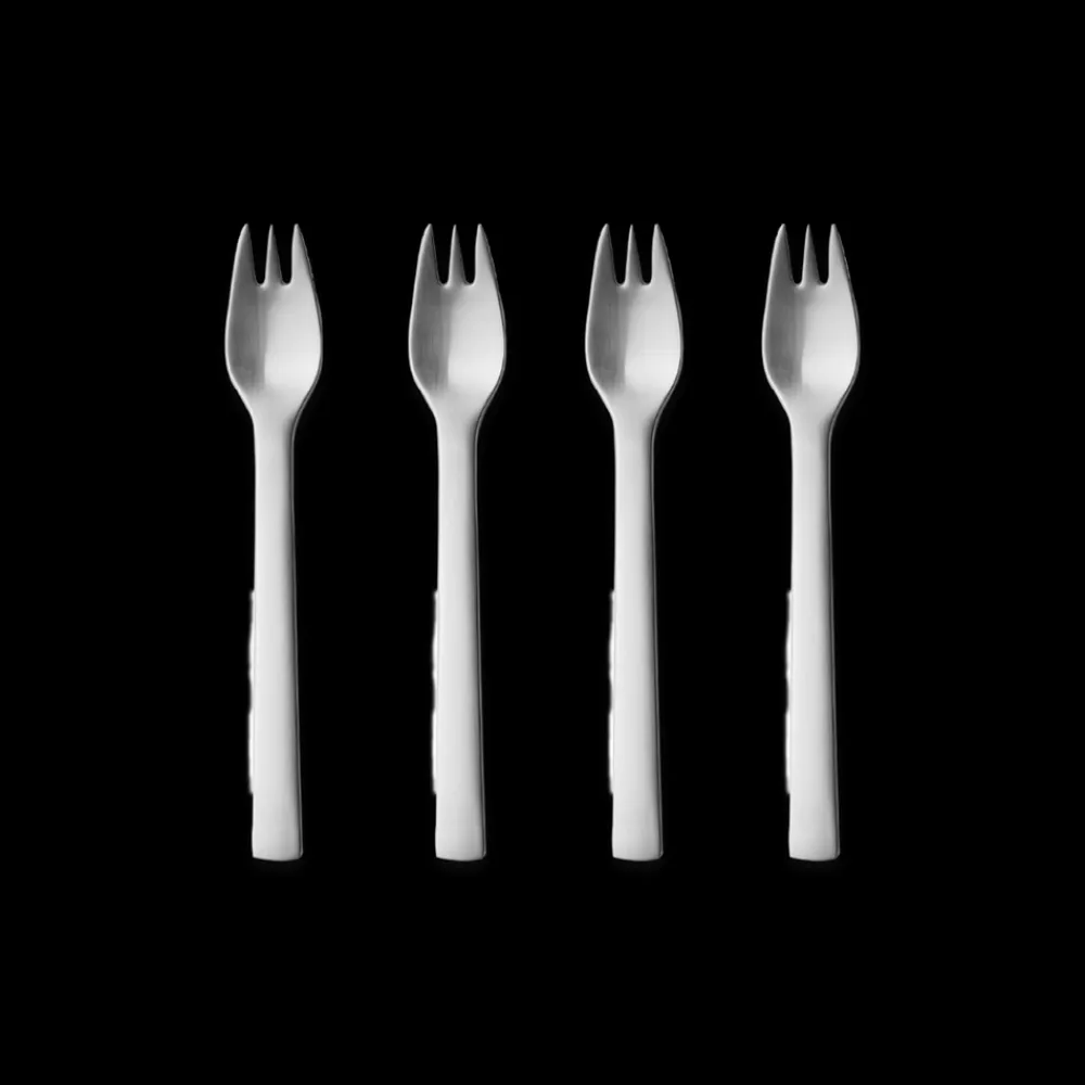 Georg Jensen New York Kagegafler, Rustfrit Stål, 4 Dele- Bestik
