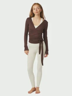 Neo Noir Nia Jersey Wrap Bluse, , 40-Dame Bluser & Skjorter