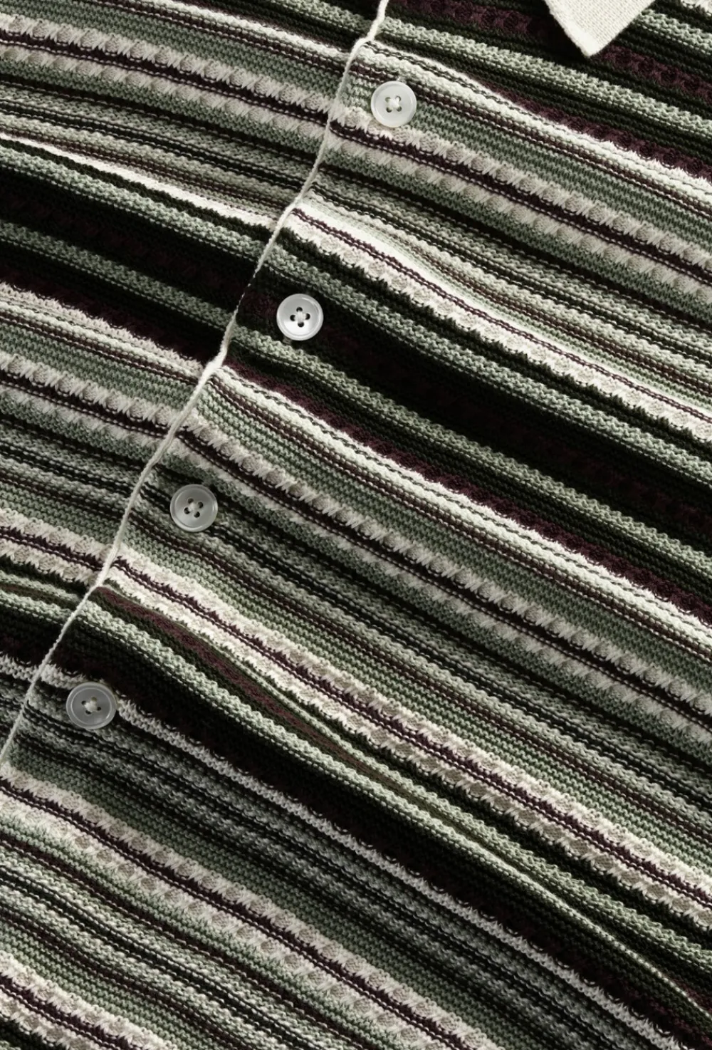 NN. 07 Nolan Tekstur Cardigan Polo, , M- Cardigans