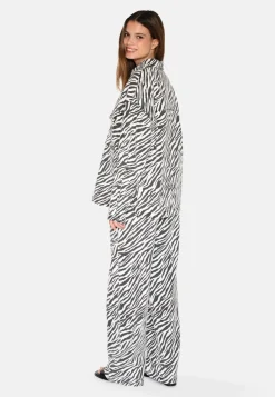 Hot Noliana Zebra Denimskjorte, , 38 Dame Bluser & Skjorter