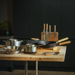 Fiskars Norden Stål Wok, Ø28 cm- Gryder & Pander
