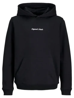 Jack & Jones Junior Norrebro Emb Hættetrøje, , 164 cm-Børn Strik & Sweatshirts