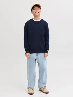 Clearance Norrebro Light Crew Neck Striktrøje, , 164 cm Børn Strik & Sweatshirts