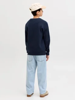 Clearance Norrebro Light Crew Neck Striktrøje, , 164 cm Børn Strik & Sweatshirts