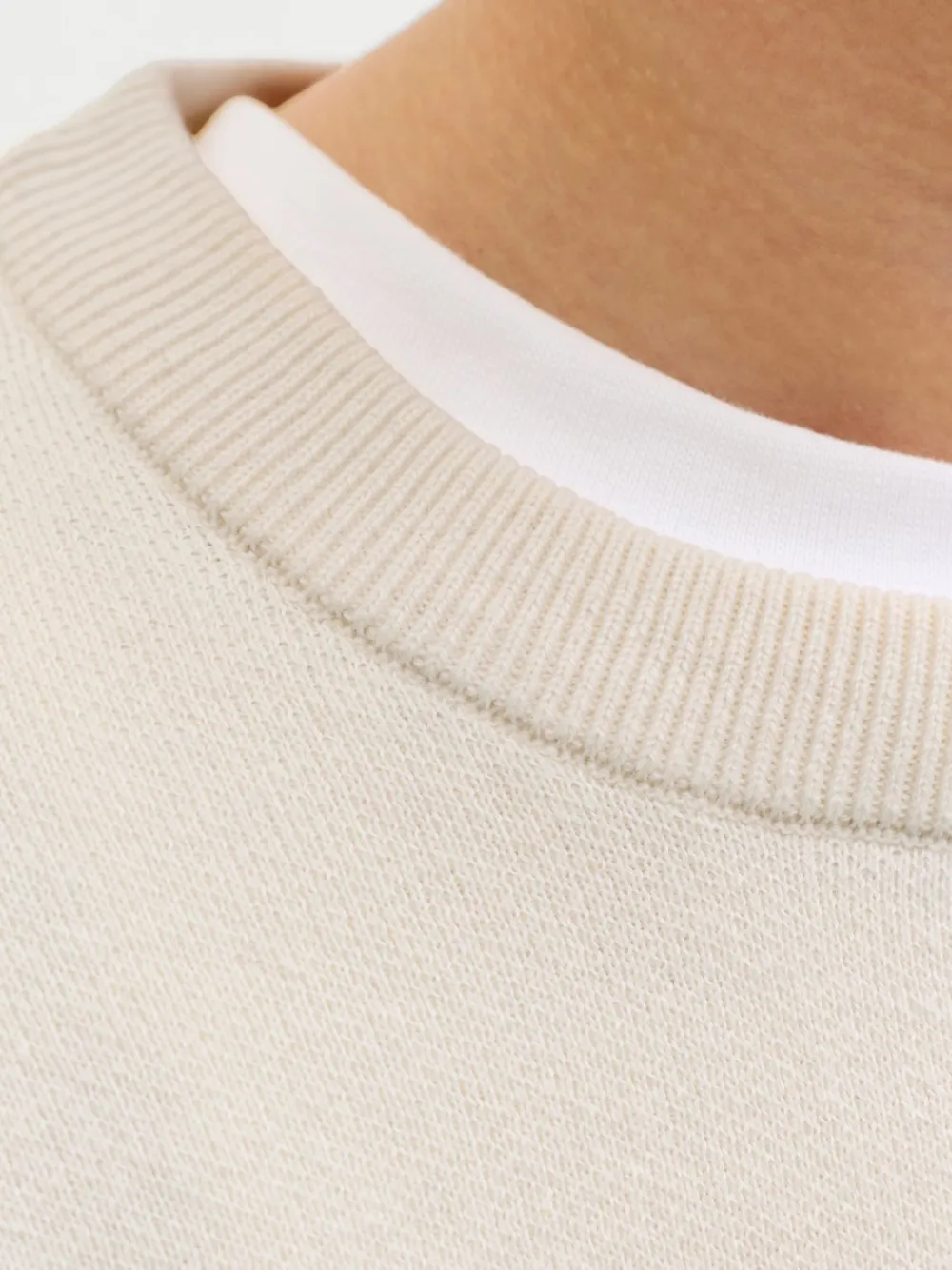 Jack & Jones Junior Norrebro Light Crew Neck Striktrøje, , 164 cm-Børn Strik & Sweatshirts