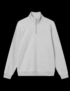 Les Deux Nørregaard Tonal Half-Zip Sweatshirt, , XL- Sweatshirts & Trøjer
