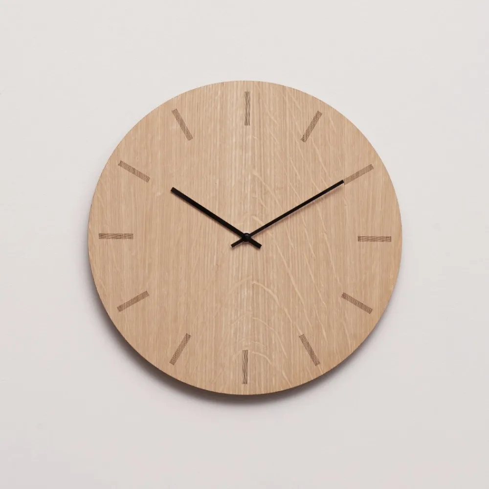 Hemverk Oak Vægur, , Ø28 cm- Ure & Vejrstationer