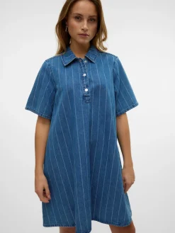 Vero Moda Ocean Striped Kjole, , L-Dame Kjoler