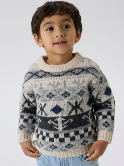 Name It Oddur Striktrøje, , 110 cm-Børn Strik & Sweatshirts