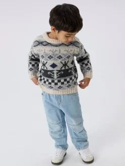 Name It Oddur Striktrøje, , 110 cm-Børn Strik & Sweatshirts