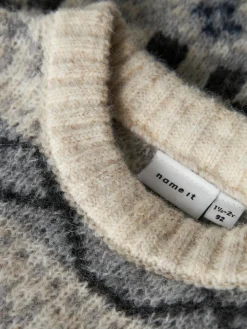 Name It Oddur Striktrøje, , 110 cm-Børn Strik & Sweatshirts