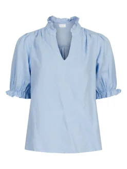 Discount Odesa Linen Bluse, , 40 Dame Bluser & Skjorter