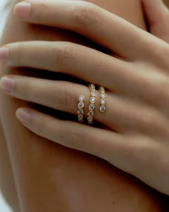 Ragbag Odette Spiral Ring, , 56-Dame Ringe