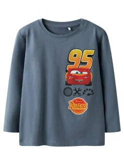 Hot Odino Cars Bluse, , 98 cm Børn Bluser