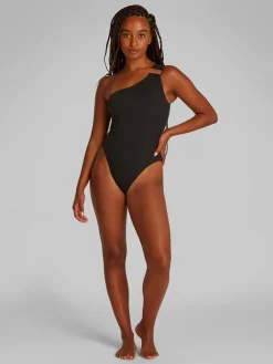Calvin Klein One Shoulder Badedragt, , M-Dame Badetøj