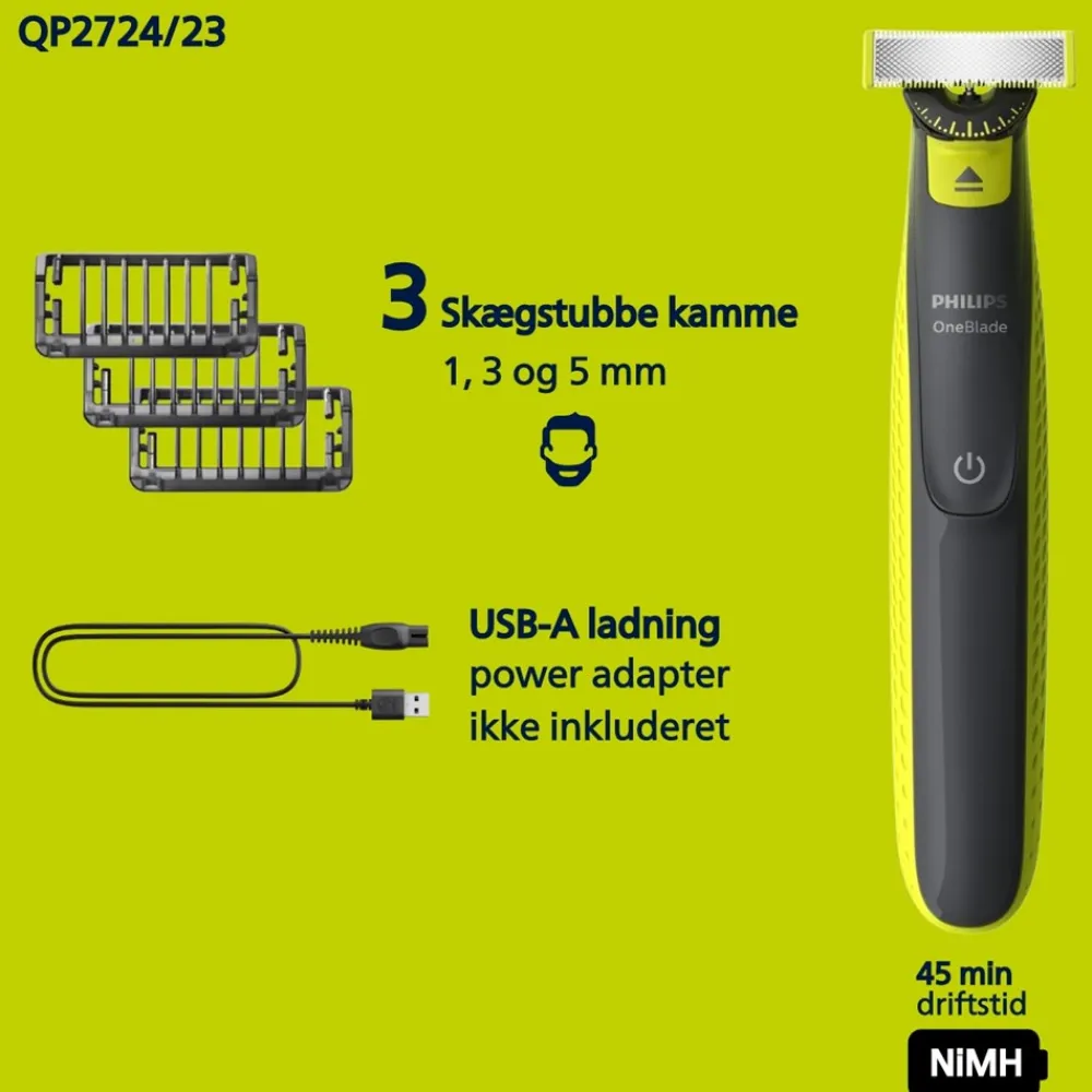 Clearance OneBlade 350 QP2724/23 Trimmer Personlig Pleje