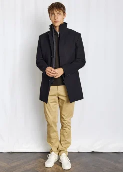 Bruun & Stengade Ontario Slim Fit Frakke, , L- Jakker & Frakker