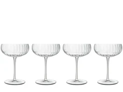 Luigi Bormioli Optica 4-pak Champagneskål, , 30 cl- Køkken|Glas