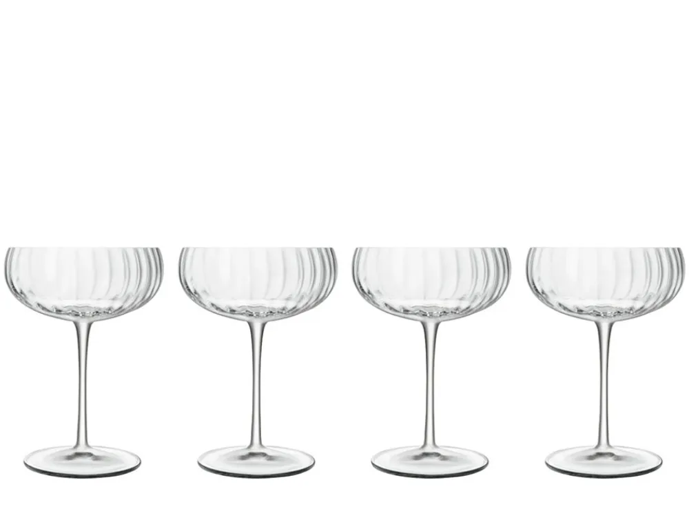 Luigi Bormioli Optica 4-pak Champagneskål, , 30 cl- Køkken|Glas