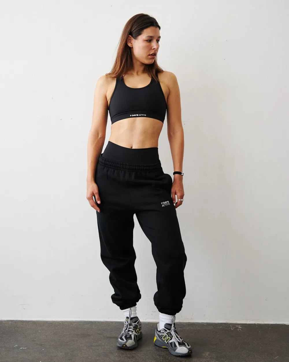 7 DAYS Active Organic Fitted Sweatpants, , S-Dame Loungewear