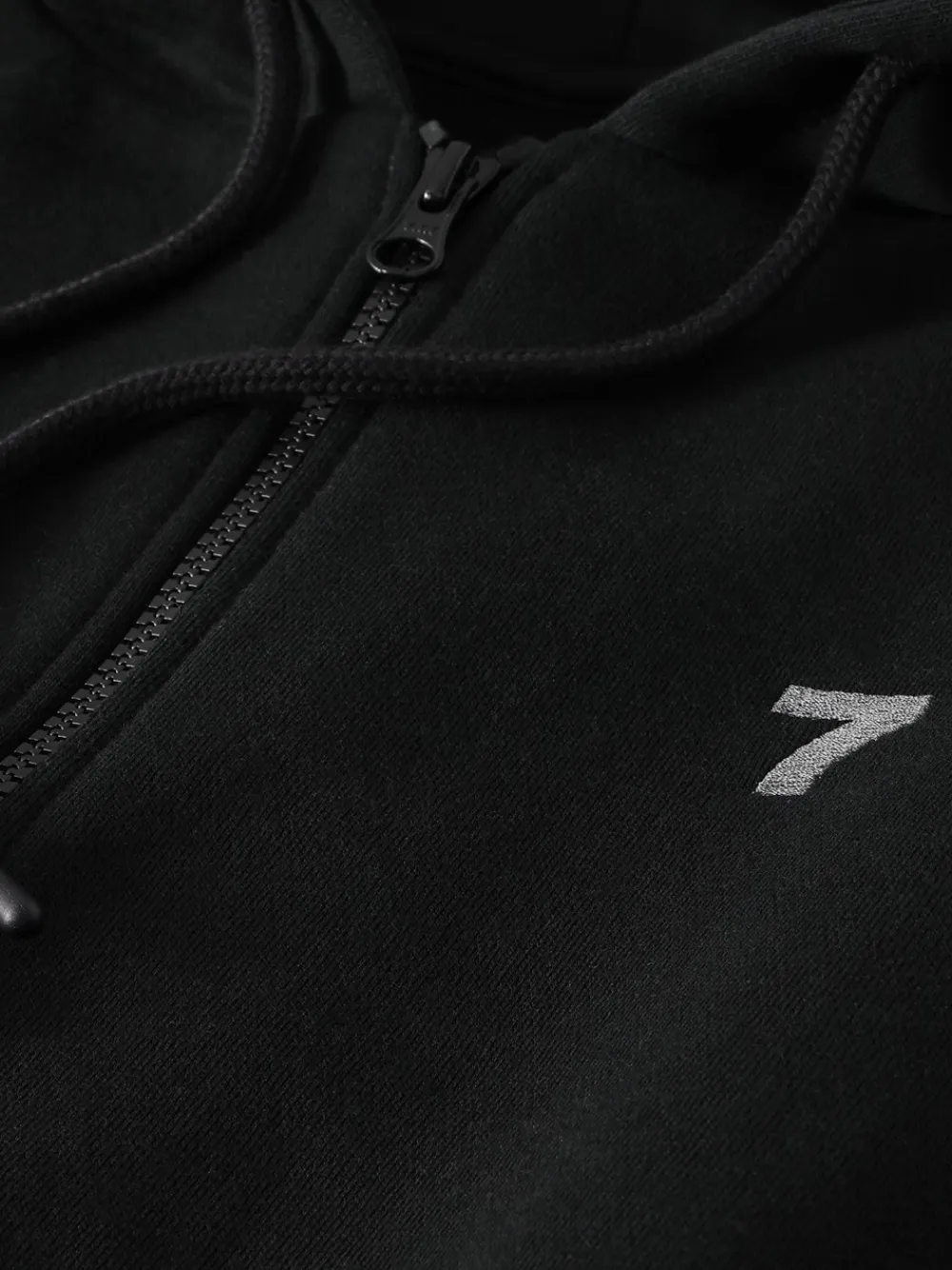 7 DAYS Active Organic Fullzip Hættetrøje, , XL- Sweatshirts & Trøjer