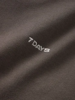 7 DAYS Active Organic Graphic Hoodie, , M- Sweatshirts & Trøjer